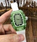 Swiss Copy Richard Mille Green Sapphire Watch RM007 for Women